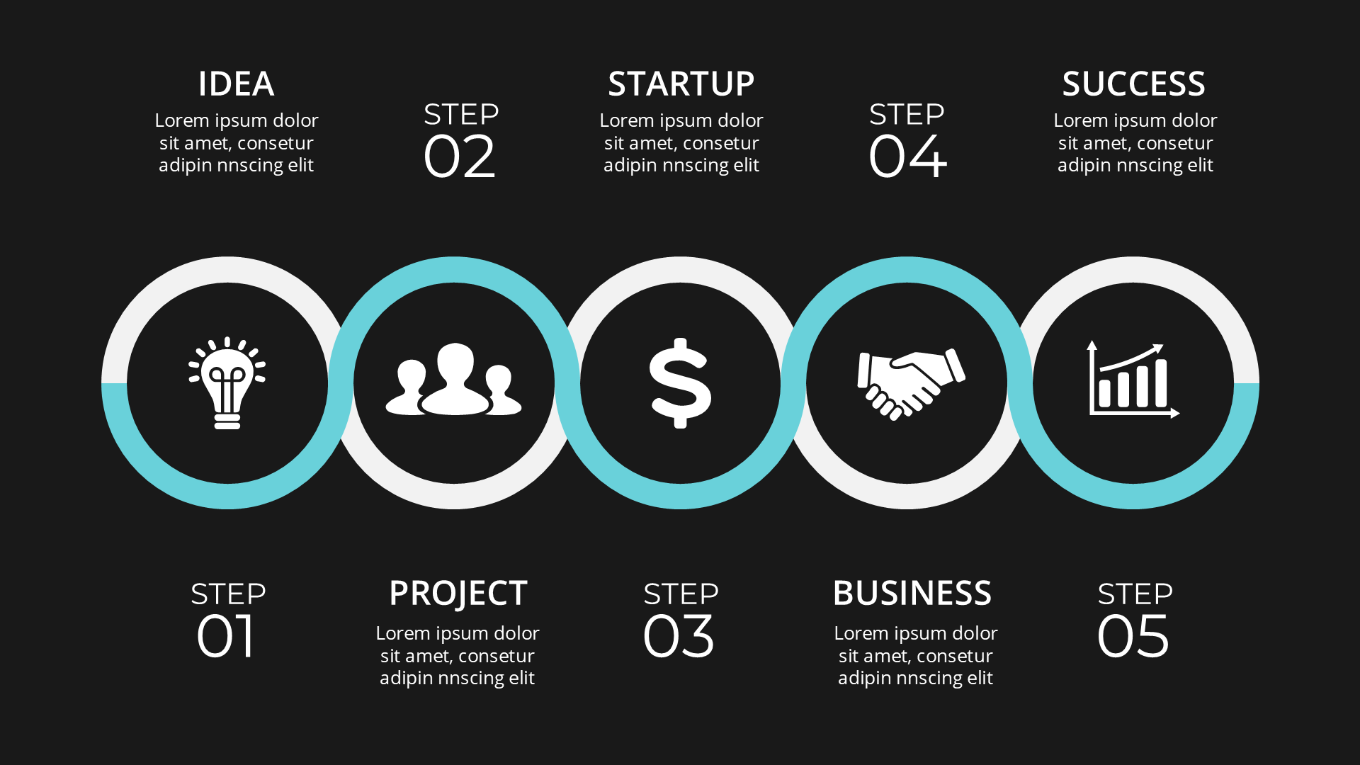 Strategy Dark slide 2